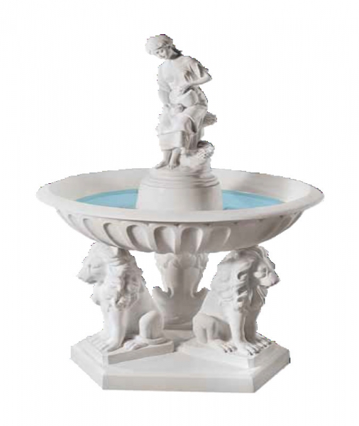 Marmor Brunnen mit Löwen - Acquaiola con Leoni